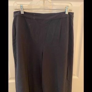 Talbots pants light weight career stretch black 12